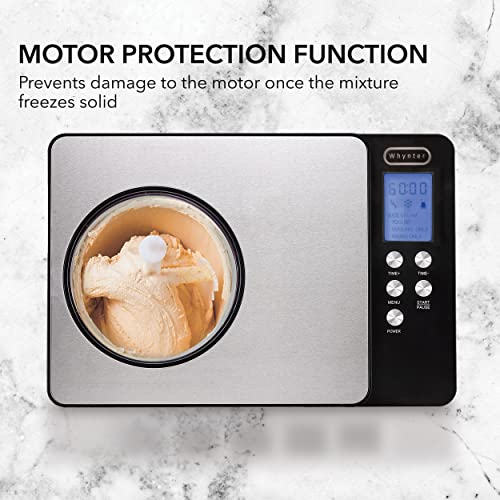 Whynter ICM220SSY Automatic 2 Quart Capacity Stainless Steel Bowl