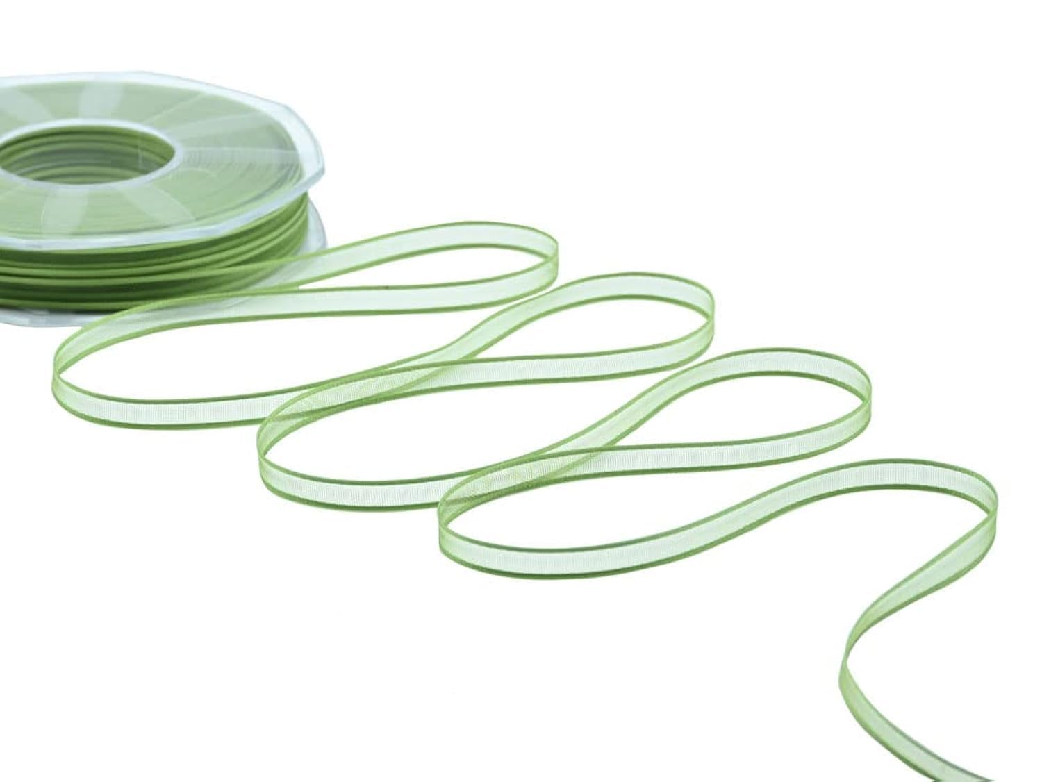 Cinta Manualidades Cinta De Raso Doble Furlanis - Verde Bosque, 6 Mm X 25 Metros, Calidad Italiana Cinta Raso