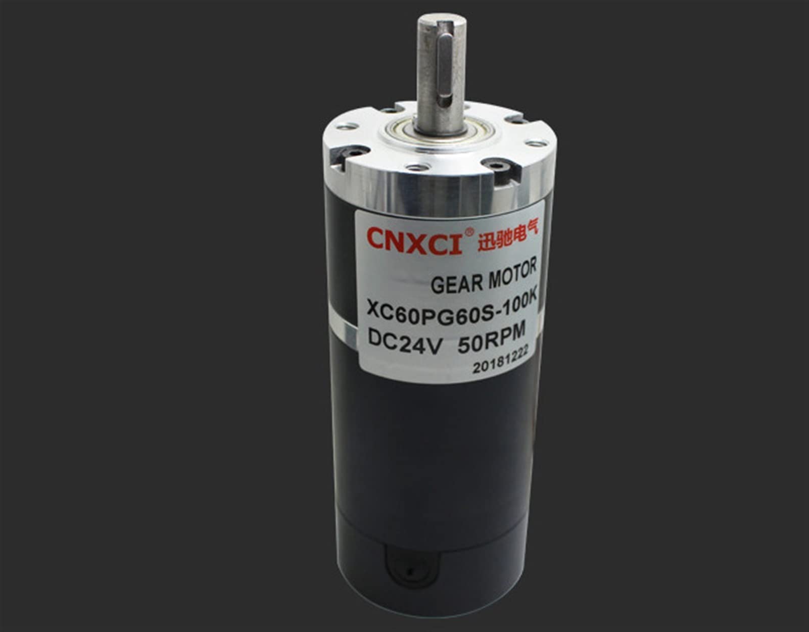 6 0pg60s Diámetro del eje de baja velocidad alta potencia 12mm DC 12V 24V Motor engranajes planetarios cepillados,Bajo Juego(1300rpm,24V)
