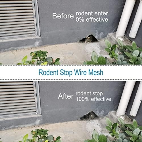 GERAWOO 304 Stainless Steel Mesh Sheet, 4 Packs Wire Mesh Panels 20 Mesh, Mouse Rodent Insect Mesh for Vents, Home, Kitchen, Garden, 210 x 300 mm