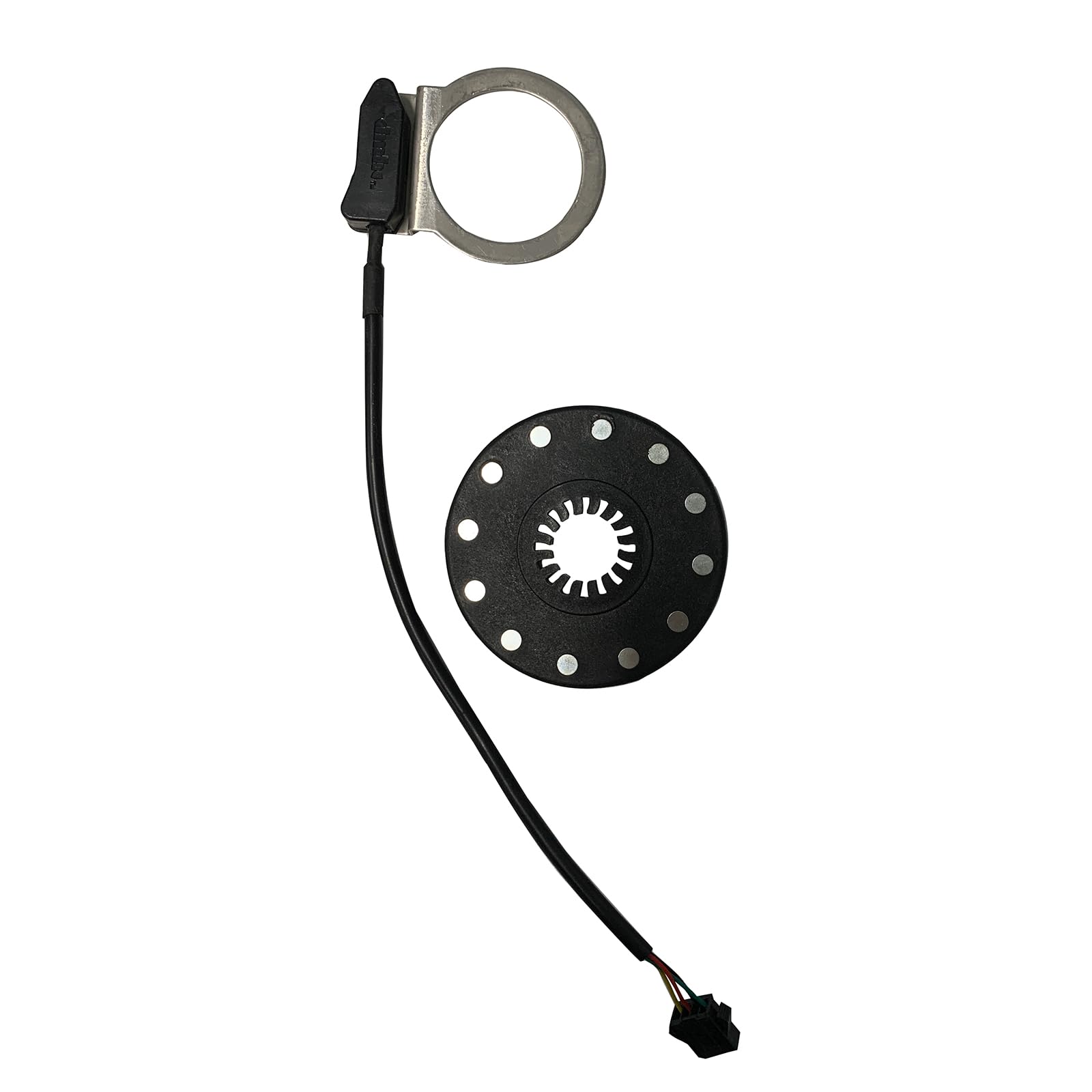 Capteur D'assistance Pédale (PAS) 12 Aimants Pour Vélo électrique - Capteur De Couple, Prise étanche 4 Broches, Câble 41 Cm