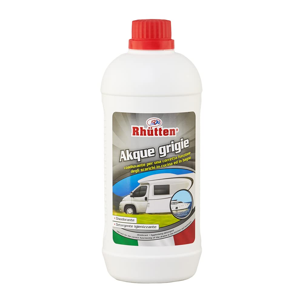 Rhutten LIQUIDO TRATTAMENTO ACQUE GRIGIE 1 l AKQUE GRIGIE  NAUTICA E CAMPER
