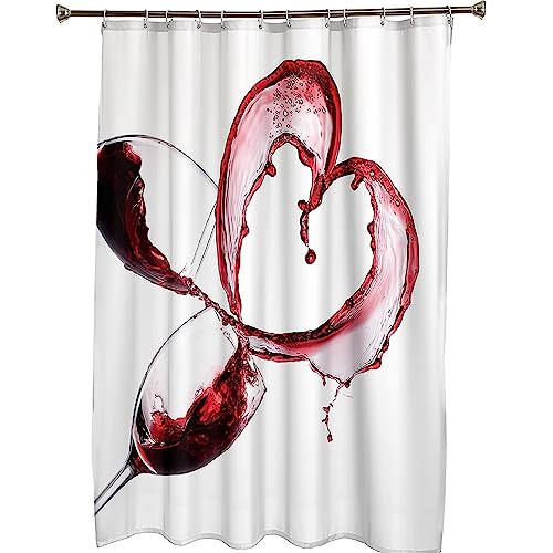 Rideau de douche blanc 300x200cm KnSam en polyester imperméable
