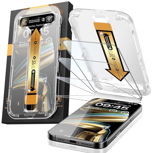 Protection écran iPhone 15 Pro Max kit verre trempé incassable film protecteur 9H+