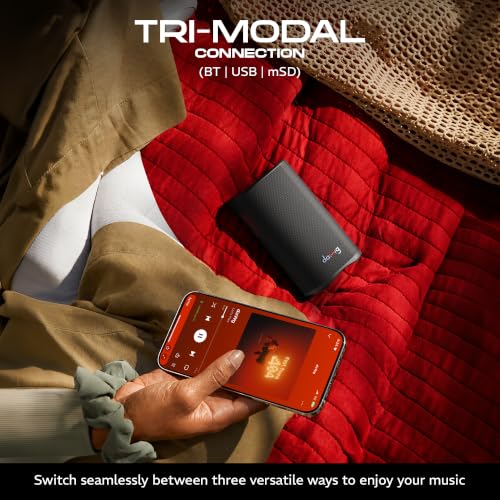 Image of daWg Banger 50 Bluetooth 18W Portable Speaker, Upto 9Hrs Backup, IPX5