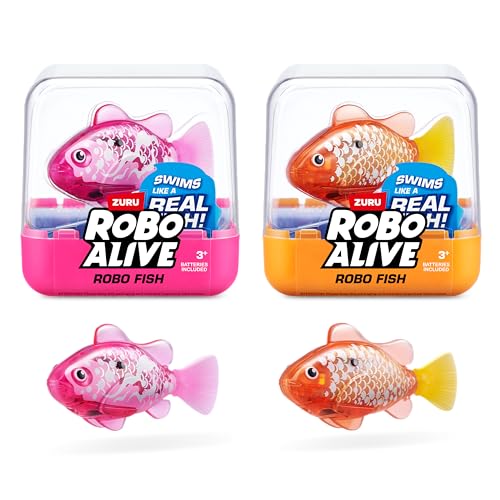 Robo Fish Series 3 Poisson Nageur robotique (Rose et Orange)