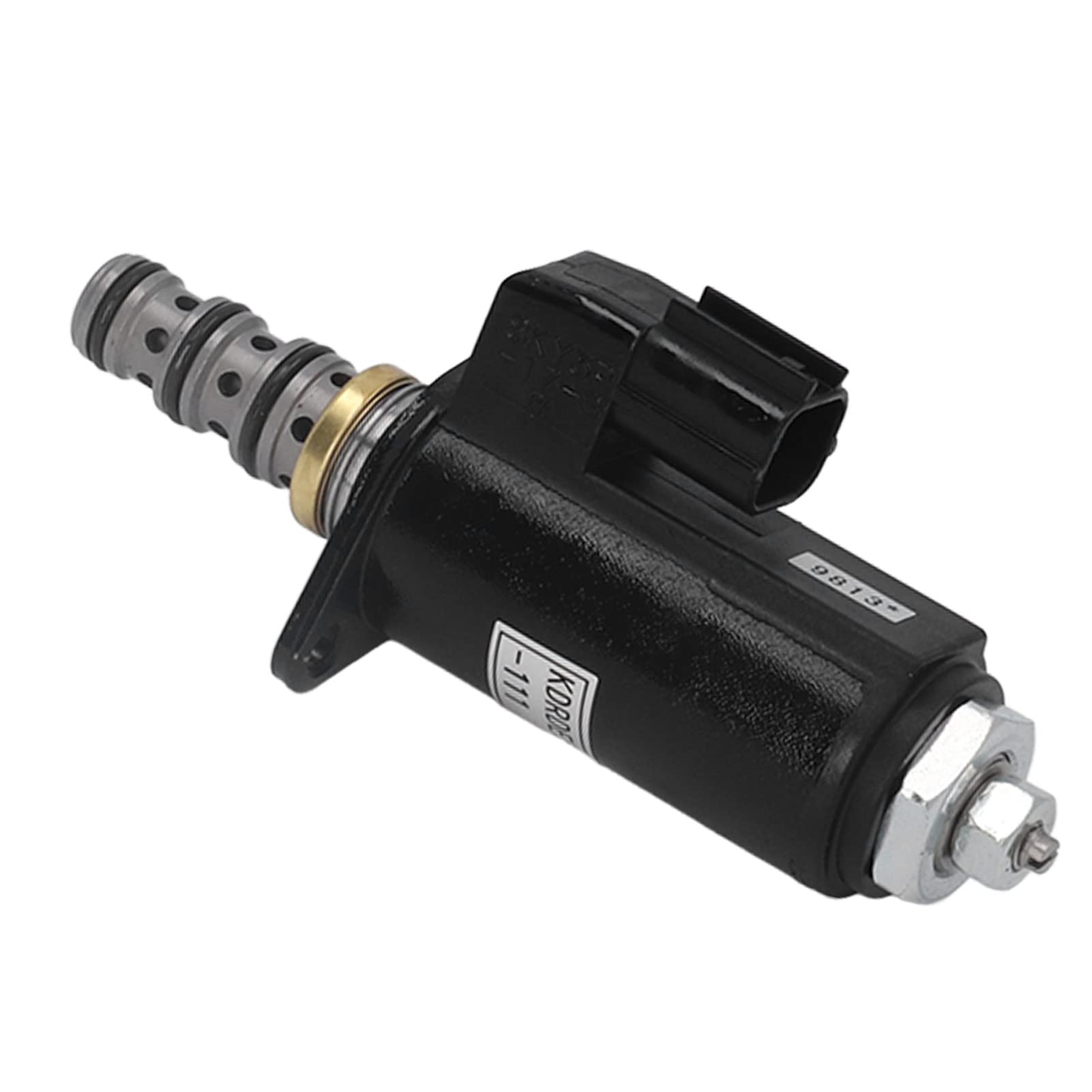 Válvula solenoide eléctrica para excavadora, reemplazo de válvula de control de bomba hidráulica, material de acero de aleación de primera calidad con alta eficiencia de trabajo,