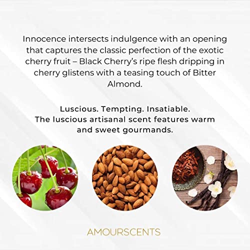 Amour Scents Lost Cherry Inspired Alternative Perfume Extrait De Parfum Fragrances For Men & Women - Long Lasting Fragrance, Sophisticated Luxury Aroma - Forbidden Cherry (50ml) - Image 3