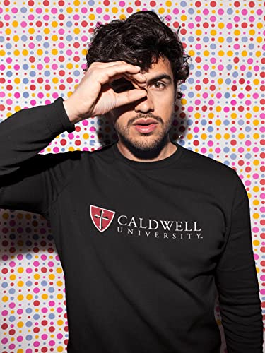 CreateMyTee | Caldwell University Shield Crewneck Sweatshirt3