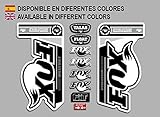 Perfekte Passform Ecoshirt WP-6D0V-CRTZ Aufkleber Bike Fox Fork Factory Evolution Fdp21 Stickers Aufkleber Decals Autocollants Adesivi, grau