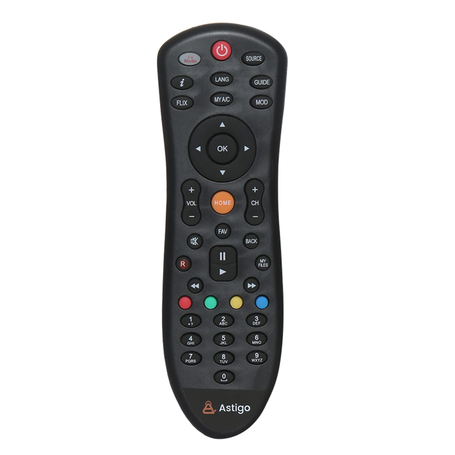 astigo Compatible Remote Control for Dish Tv Set Top Box, Black (B0917NM121) Amazon Price History, Amazon Price Tracker