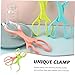 VANZACK 2Pcs Portable Nursing Bottle Clamp Set for Babies – High Temperature Resistant Anti-Slip Baby Bottle Tongs Detachable Design for Easy Cleaning