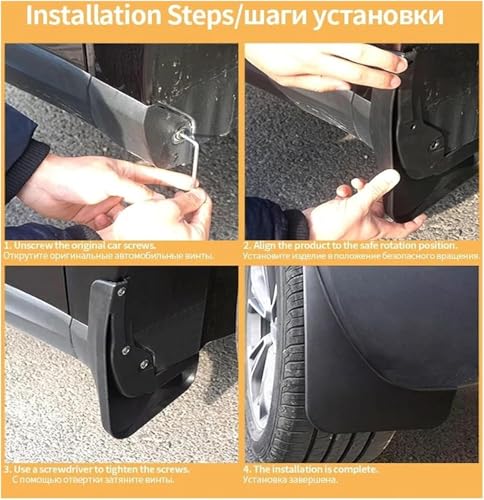 Guardabarros de coche para Ranger faldón protector que acaba con las salpicaduras 7