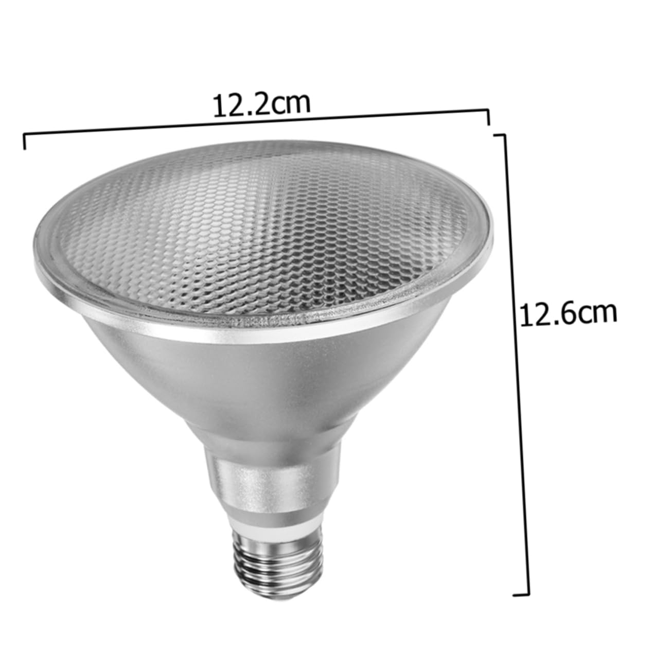Mikikit Bombilla de Foco LED Par38 Aluminio 20w Rgb con Mando a Distancia Brillo Ajustable y Resistente al Agua para Decoración en Bares y Museos
