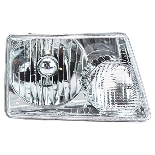 Image of TRQ Passenger Side Headlight Assembly Compatible with 2001-2011 Ford Ranger FO2503173