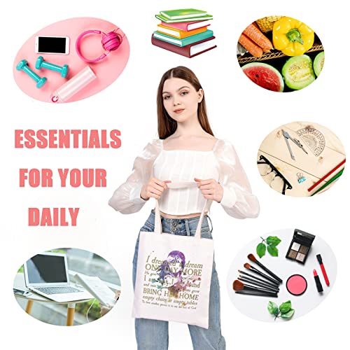 Bolso Tote de Lona Musical Les Aesthetic MEIKIUP miniatura 6