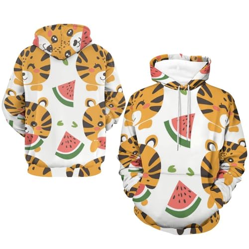 Sweat pastèque tigre pour rester au chaud avec un style unique en taille S - 7