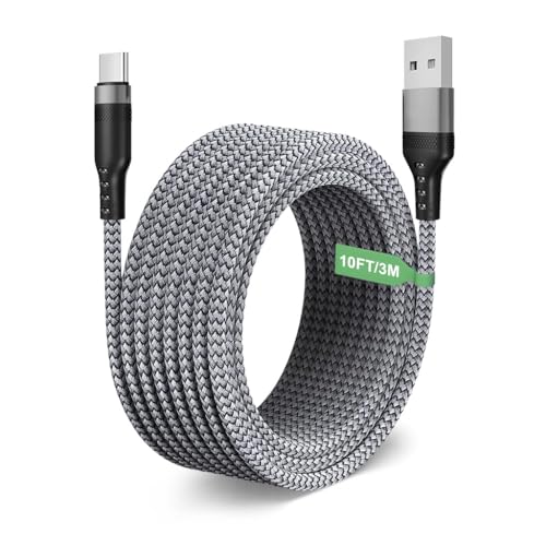 ZEITEL® 10Ft/3M USB to Type C Cable, 5V/2A C Type Cable Fast Char...