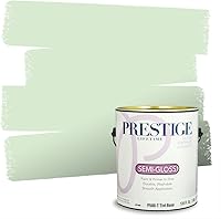 Vista 230 de PRESTIGE Pintura exterior e imprimación en uno, aloe, plano, 1 galón