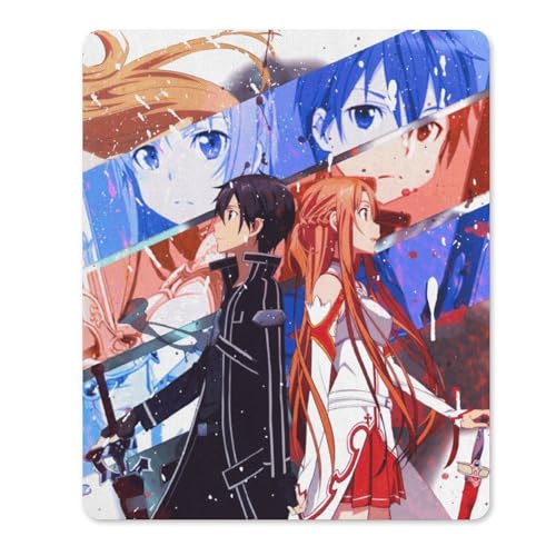 �}�E�X�p�b�h SAO �ːl �f�X�N�p�b�h ���^ ���[�U�[�}�E�X�Ή� �Q�[�~���O�}�E�X�p�b�h �}�C�N���t�@�C�o�[ ����~�� �R���s���[�^�[ �􂦂� �ᔽ�� ������� ��J�ጸ Mouse Pad �I�t�B�X �Q�[�~���O �l�ԍH�w 18*22cm