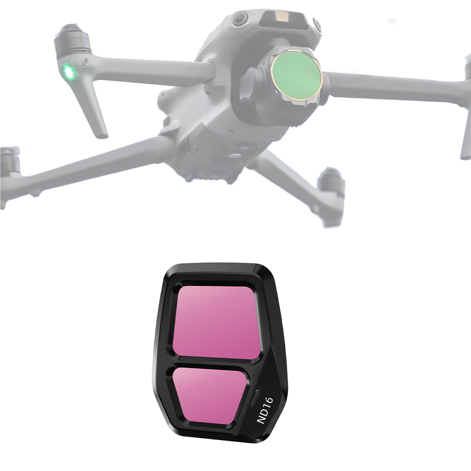 ND16 Filter Compatible for DJI Air 3S Drone Accessories Waterproof Neutral Density ND Lens Filter Protector