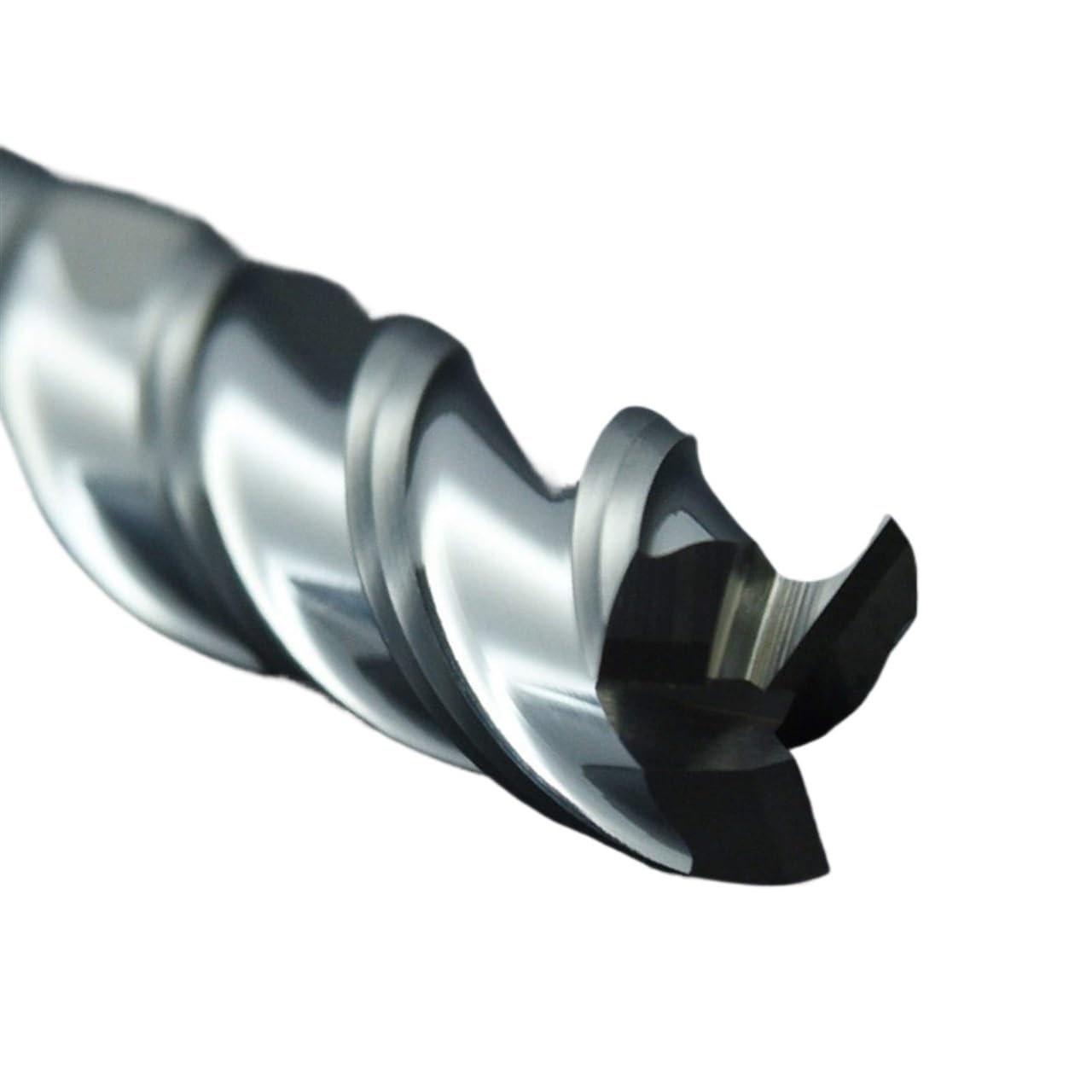 Punta da Fresa per Bordi, Punte del Router 1 PZ Taglio CNC Alluminio 3 Fresatura Flauto(12x35x12dx75l)
