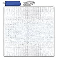Jiavlyx Alu Isomatte Schaummatten, 200 * 200cm Aluminium Lsomatte Camping, Wasserdichtes Alu Isomatte, Lsolierdecke, Faltbare Zeltmatte, Mit Aufbewahrungstasche, Für Camping, Wandern, Picknick