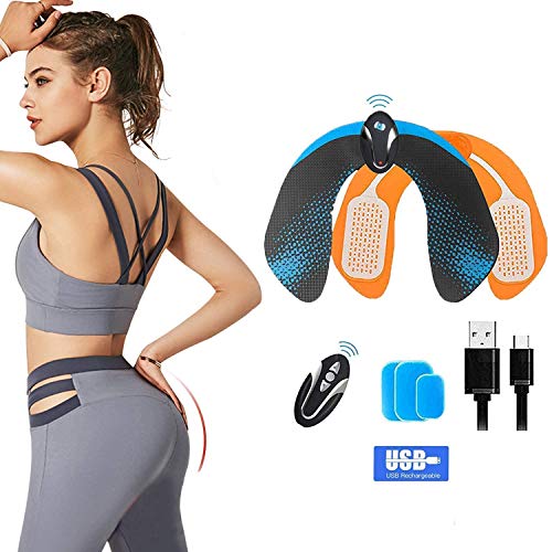 EGEYI Electrostimulateur Musculaire Fessier, Appareil de Hips Massage Portable USB Rechargeable,Sculpter Les Courbes Trainer raffermir Les Fesses Musculaire Hanches,Workout Gym Maison Homme/Femme