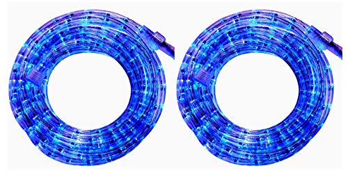 persik 18 Feet Blue Rope Light for Indoor and Outdoor use - Pack of 2 (Total 36 Feet Length)