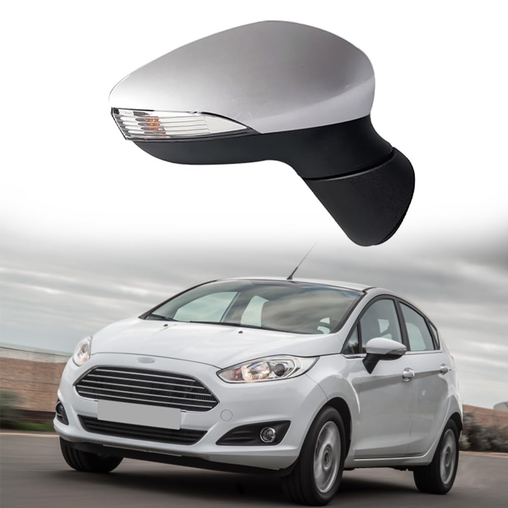 Passenger Side Mirror Replacement Fit for 2009-2017 Ford Fiesta for 2008-2012 Ford MK7 MK8 Car Accessories Rear View Mirror Assembly Heating,Turn