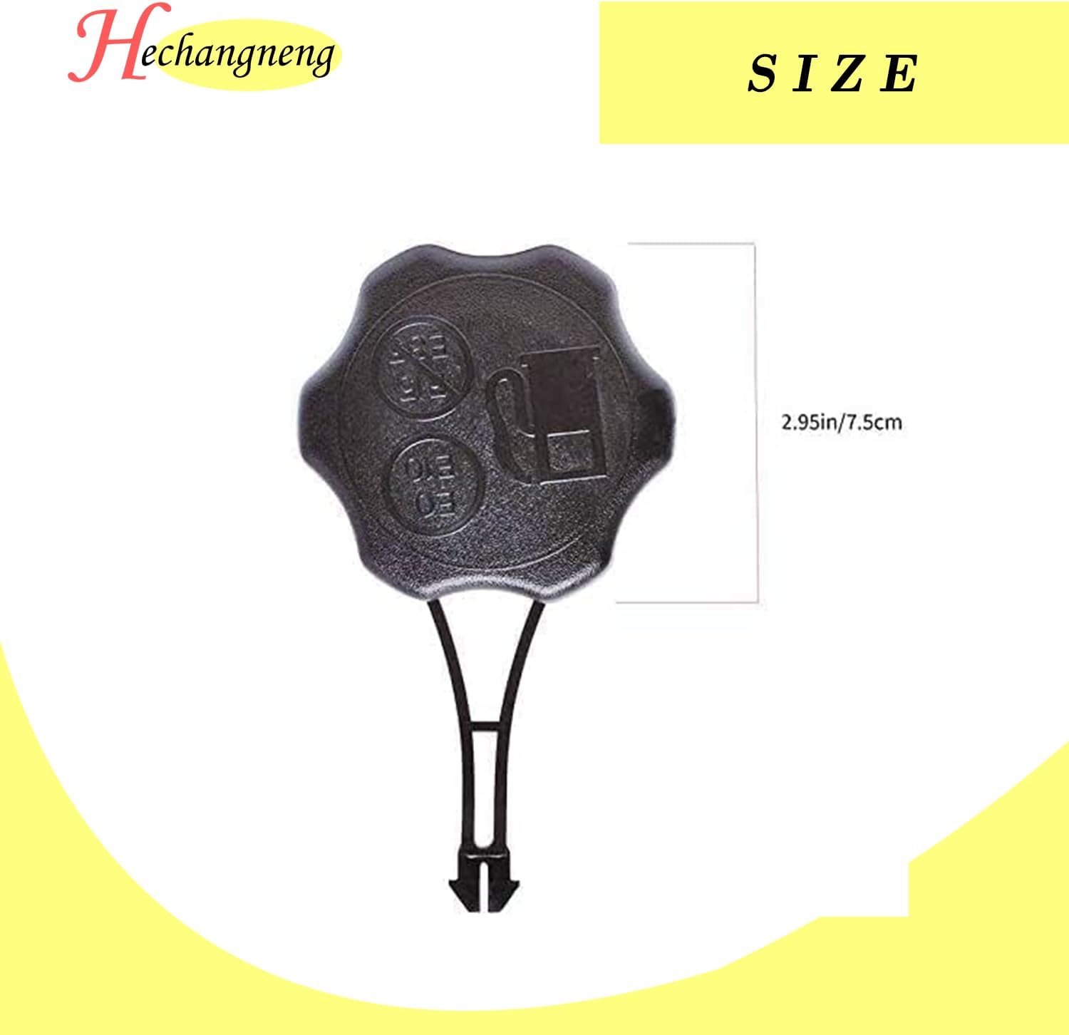 594061 Gas Cap Fit for Lawn Mower - Fuel Cap Compatible with B&S To-ro Craf-tsman Engines, Gas Tank Caps