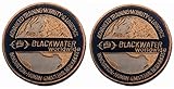 2pcs Blackwater Embroidery Patch Backer for Hook & Loop Morale Patches Tactical Military Badge