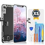 【Paquete incluido】: el paquete incluye un nuevo reemplazo de pantalla OLED para iPhone 11 Pro y las herramientas necesarias para reemplazar la pantalla. Esta pieza NO incluye la cámara frontal, el altavoz del auricular y el sensor de proximidad, lo que significa que deberá transferirlos de su pantalla anterior a esta nueva.