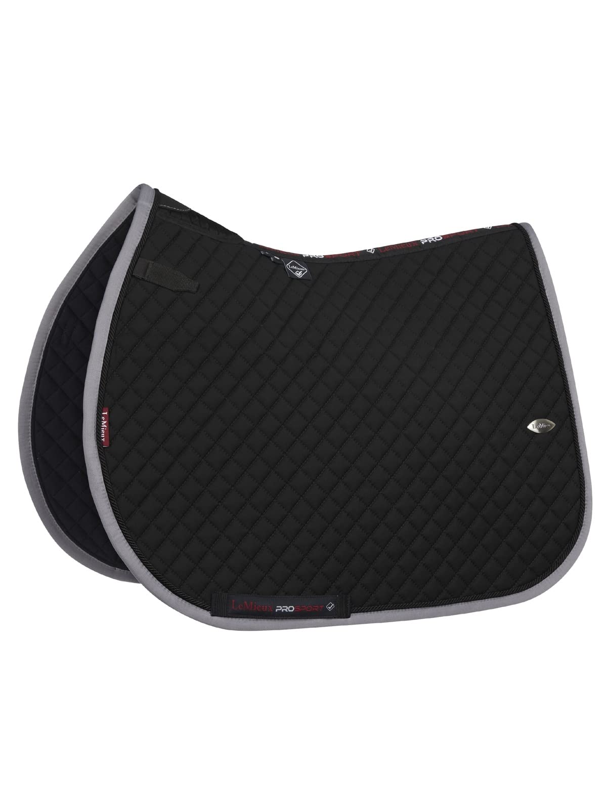 LeMieux Show Jumping Wither Relief Jump Saddle Pad - Saddle Pads for Horses - Equestrian Riding Equipment and Accessories - (Black - Large) — image 1