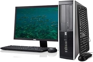 Générique i7 Desktop PC with 22" LED Display, 8GB DDR3 RAM, 240GB SSD, Windows 11 Professional, Refurbished, Wi-FI, Keyboard and Mouse (Certified Refurbished)