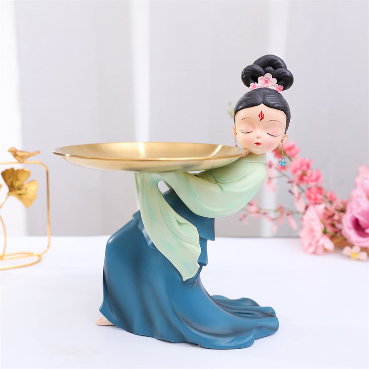 Resin Statue Ornament, Only This Green Ancient Chinese Resin Statue Ornament, Only This Green Ancient Chinese