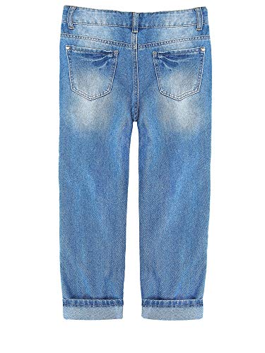Kidscool Space Kids 5 Stars Jeans rasgado ambos os lados, Azul, 12-13 anos