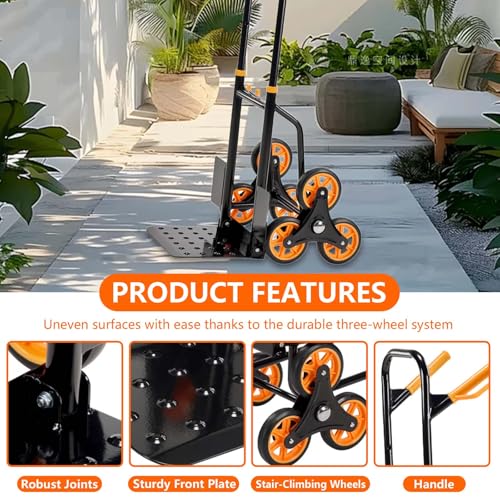Carretilla escalera plegable con capacidad 330 lbs miniatura 5