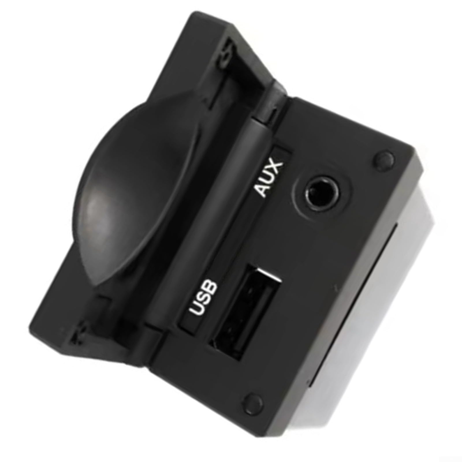 Presa USB AUX per console centrale per Hyundai Genesis Coupe 2010-2012, ingresso audio per adattatore porta 96120-2M100, ABS nero