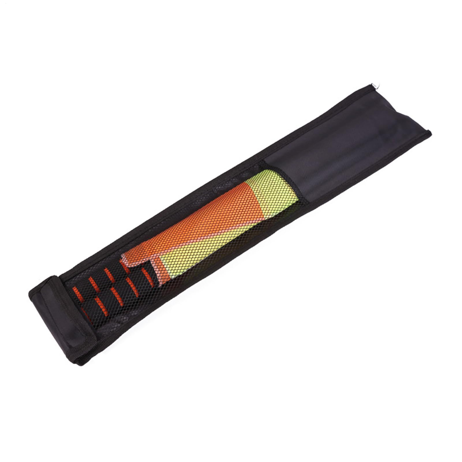 Banderines de Árbitro de Fútbol 2 Jueces de Línea Naranja Amarillo Accesorios Ligeros para Partidos