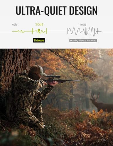 TIDEWE Hunting Clothes for Men, Silent Water Resistant Hunting Jackets and Bibs, Next Camo G22