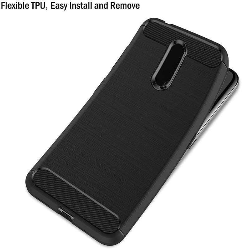 Image of Hybrid Carbon Fiber Back Case for Nokia 3.2 (Black)