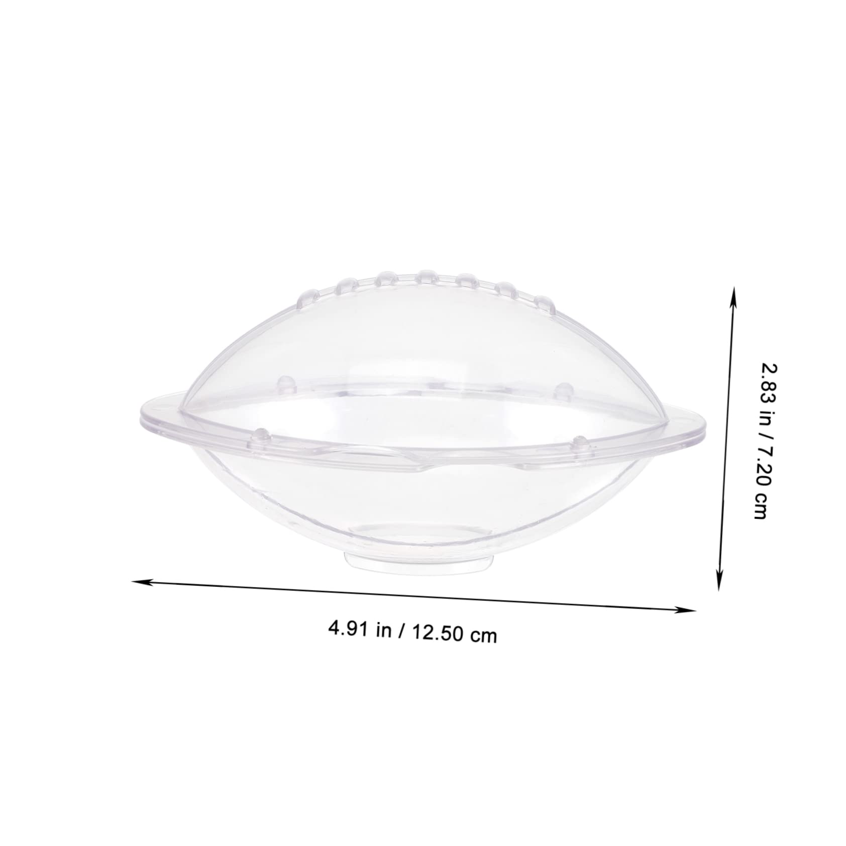 PRETYZOOM 4 Sätze Kuchenformen Bälle Rugbyform Rose Eiswürfelform Kuchenform Fußball Eisform Frostform Kit Sport Rugby Union Fußball Rugbyball Backen Kuchen 3 Stück * 4