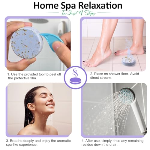 Bombes de douche anti-stress pour soulager la fatigue et soin corps