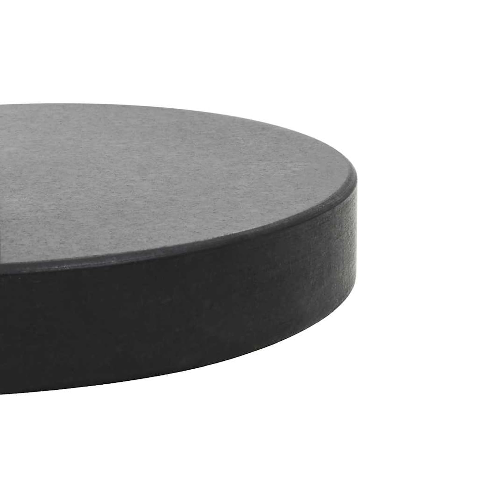 Pied de parasol en granit - 28,5 kg - Noir - Pour mât de 38/48 mm