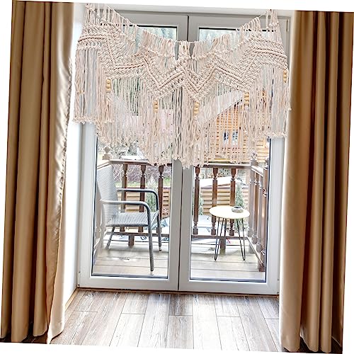 Rideau macramé de qualité supérieure en fil de coton durable - 5