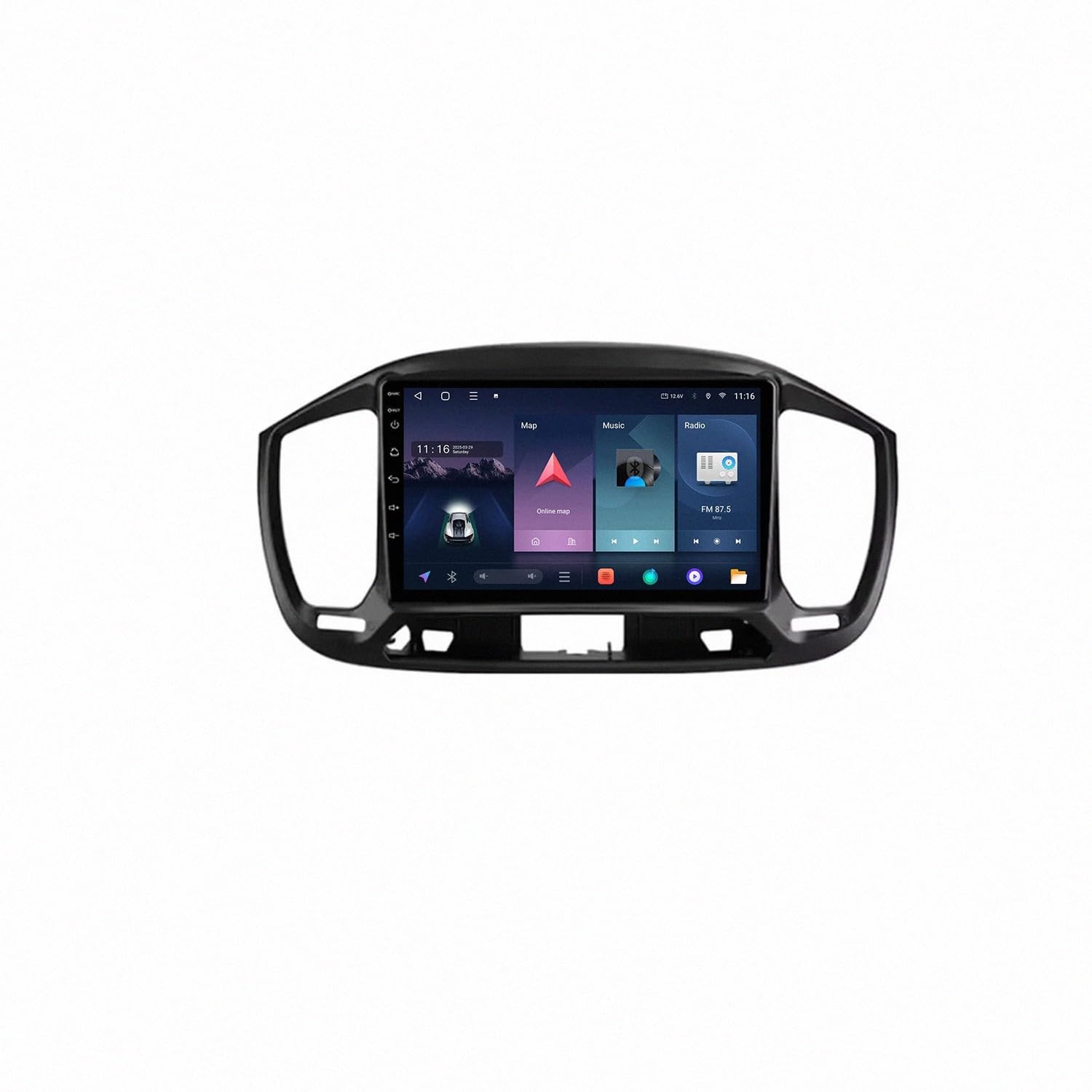 Navegación GPS para Fiat Uno 2014-2020 con Carplay Wireless y Android Auto 8