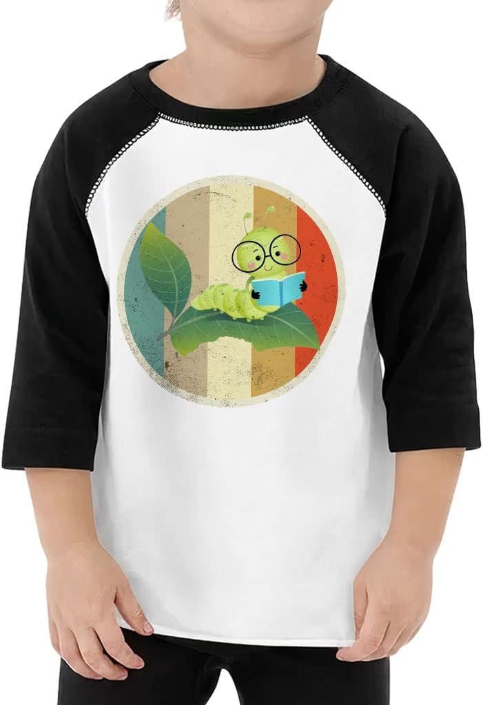 Insect Toddler Baseball T-Shirt - Colorful 3/4 Sleeve T-Shirt - Printed Kids' Baseball Tee