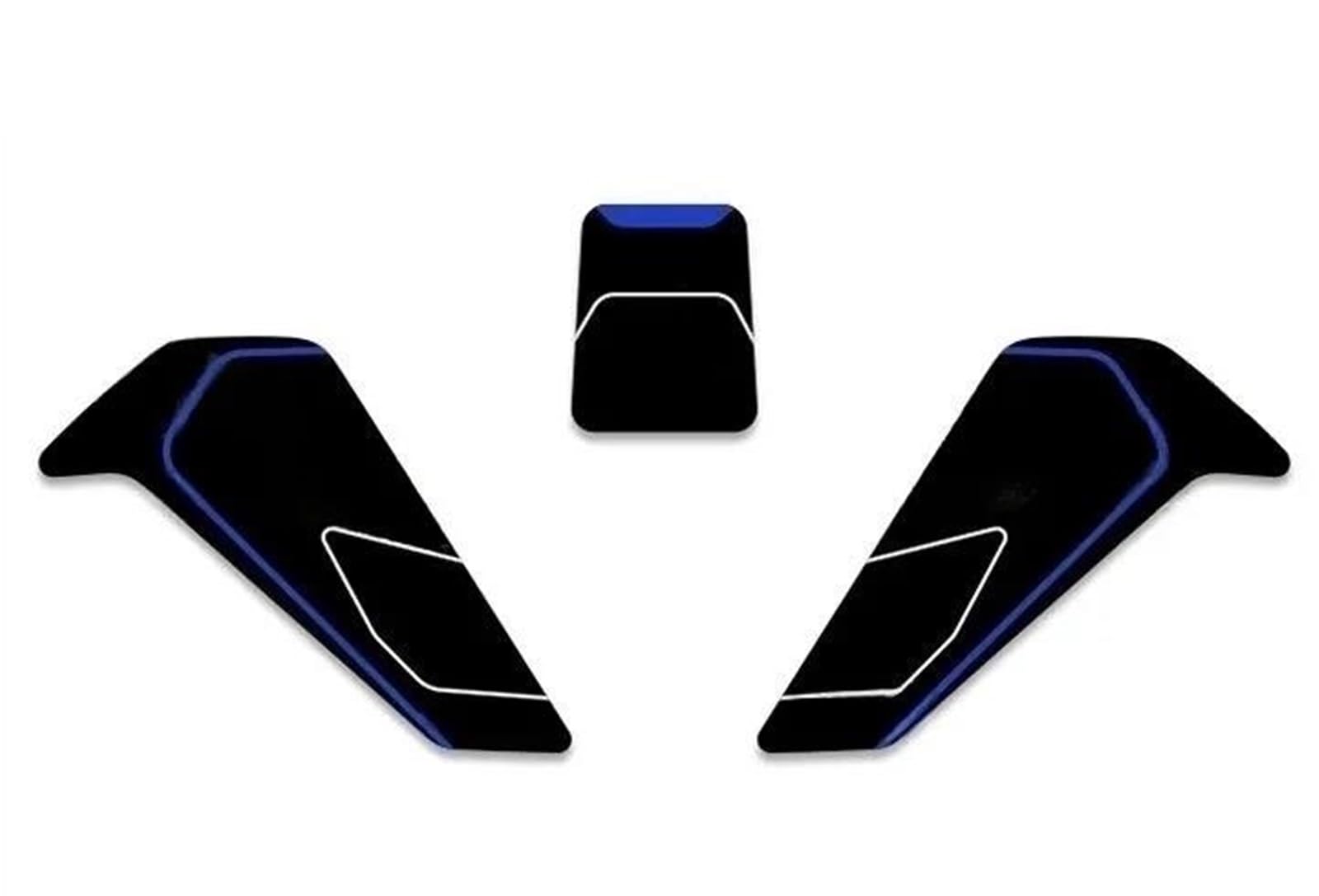 Motorcycle Tank Pad Protector Leather Frosting Sticker Decals Accessories for CRF1100 for Africa Twin for CRF1100L(Blu)