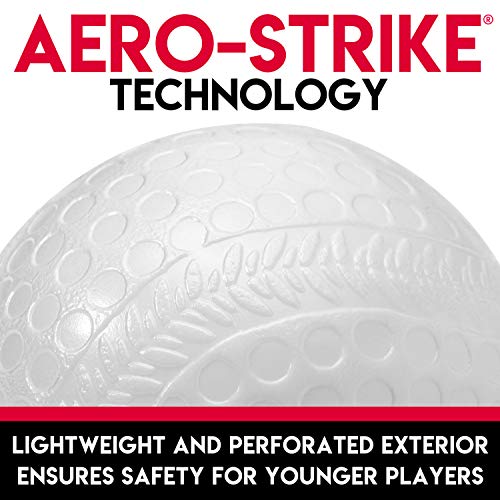 Franklin Sports Plastic Baseballs - Practice Plastic Baseballs For Kids - Solid Plastic Balls For Hitting - Pack Of 8 (70Mm), White (14938P6) #TOP2